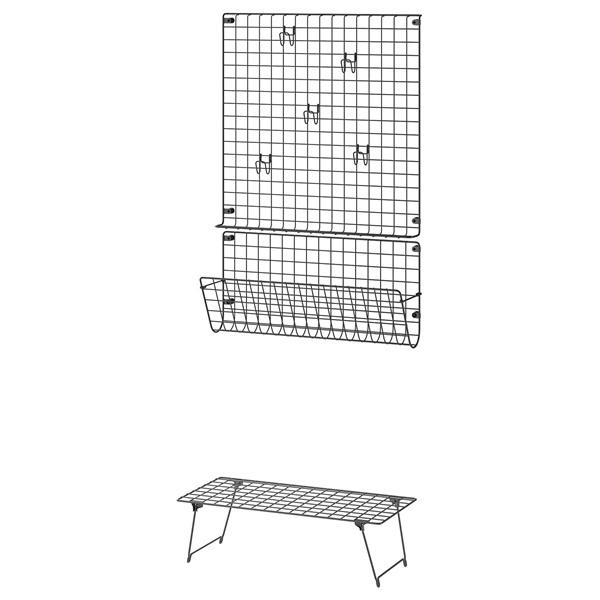 [IKEA/イケア/通販]GREJIG グレイグ玄関用家具3点セット, グレー[3](7961799...
