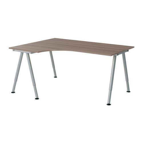 IKEA/イケア GALANT コーナーデスク 左, グレー