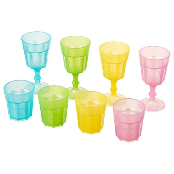 [IKEA/イケア/通販]DUKTIG ドゥクティグ グラス, マルチカラー[A](80190690...