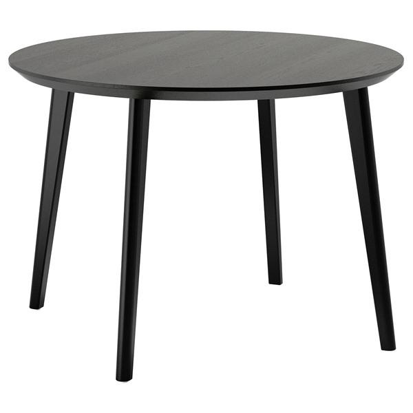 [IKEA/イケア/通販]LISABO リーサボーテーブル, ブラック/アッシュ材突き板,105 c...