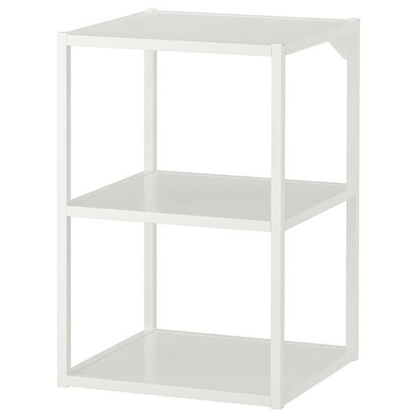 【IKEA/イケア/通販】ENHET エーンヘート ベースフレーム 棚板付き, ホワイト[D](80...