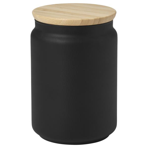 [IKEA/イケア/通販]EKLATERA エクラテーラ ふた付き容器, ブラック, 1 l[A](...