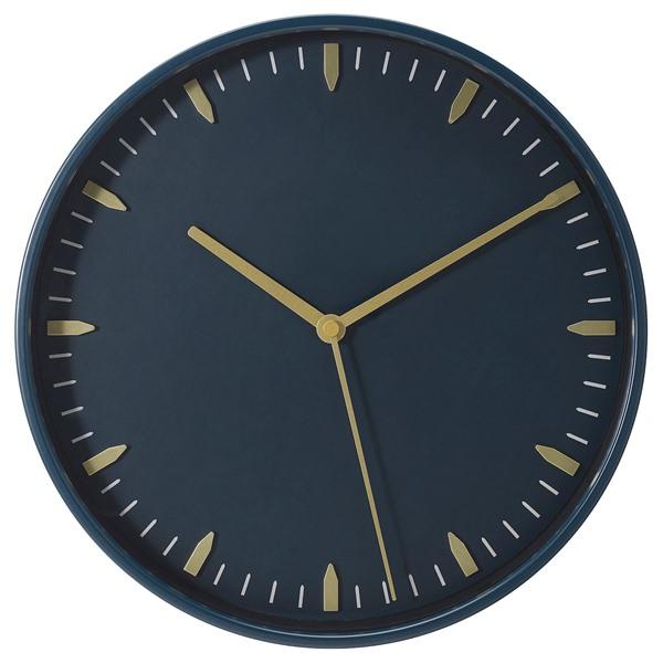 【IKEA/イケア/通販】SKARIG シェリグ ウォールクロック, 低消費電力/ブルー[B](80...