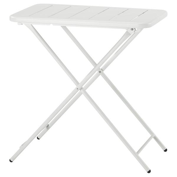 [IKEA/イケア/通販]TORPARO トルパローテーブル 屋外用, ホワイト/折りたたみ式,70...