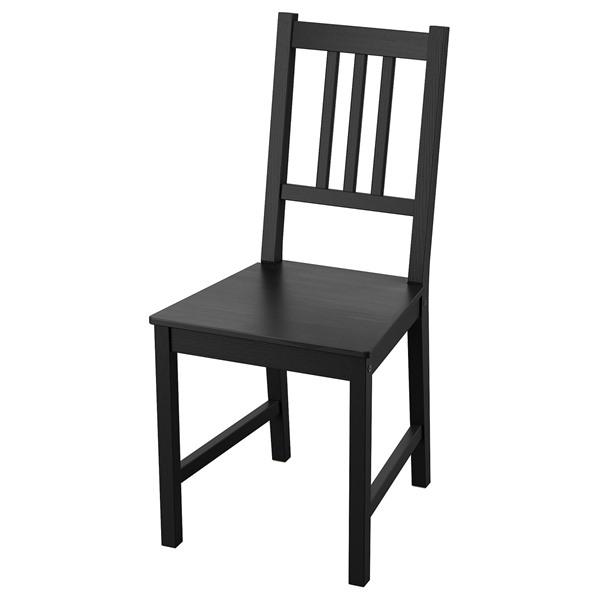 [IKEA/イケア/通販]PINNTORP ピントルプ チェア, ブラックステイン/パイン材[E](...
