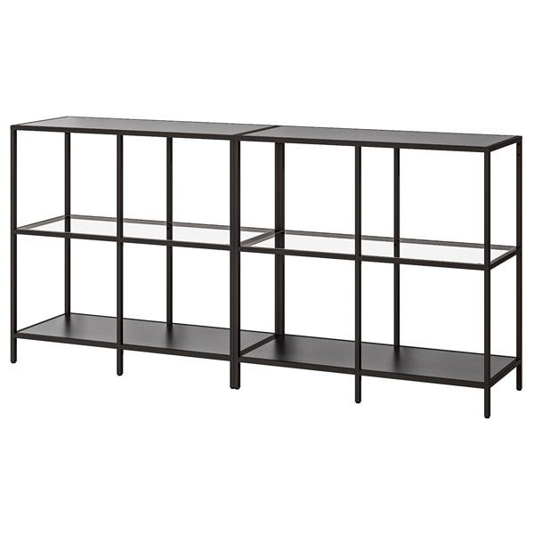 【IKEA/イケア/通販】VITTSJO ヴィットショー 収納コンビネーション, ブラックブラウン/...