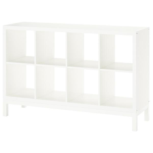 【IKEA/イケア/通販】KALLAX カラックス シェルフユニット 下部フレーム付き, ホワイト/...