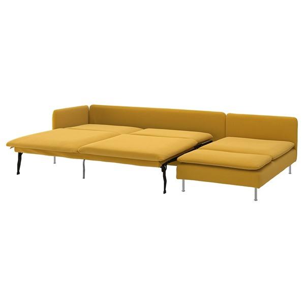 [IKEA/イケア/通販]SODERHAMN ソーデルハムン 4人掛けソファベッド, 寝椅子付き オ...