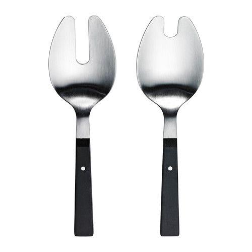 IKEA/イケア MOGEN サービングセット 2点, ブラック