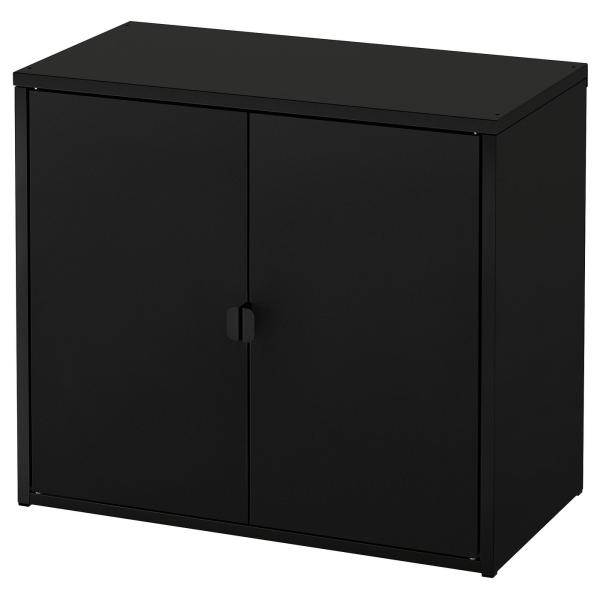 [IKEA/イケア/通販]BROR ブロール キャビネット 扉2枚付, ブラック[D](903401...