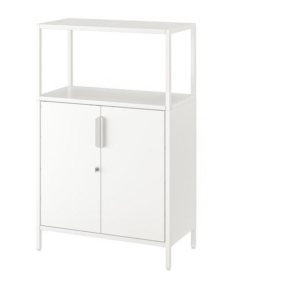 【IKEA/イケア/通販】TROTTEN トロッテン キャビネット 扉付, ホワイト[E](9047...