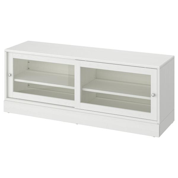 [IKEA/イケア/通販]HAVSTA ハーヴスタ テレビ台 台座付き, ホワイト, 160x47x...