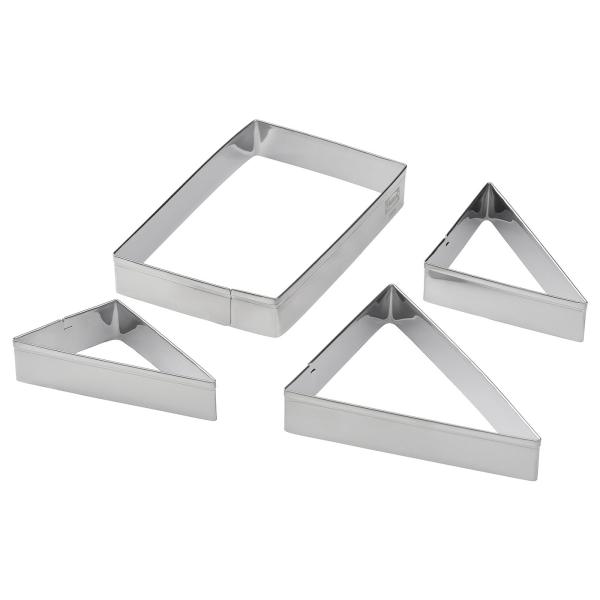 [IKEA/イケア/通販]LATTBAKAD レットバーカド クッキーの抜き型4点セット, ステンレ...