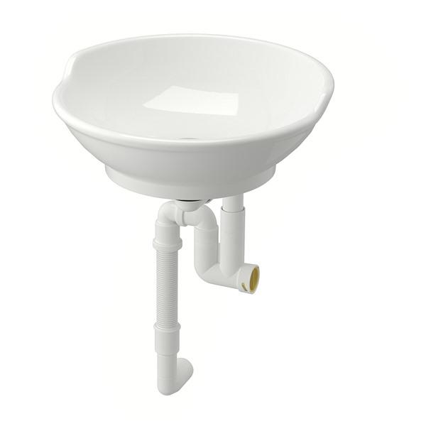 [IKEA/イケア/通販]VASTERSJON ヴェステルションカウンタートップ用洗面ボウル 排水ト...