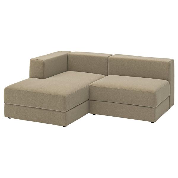 [IKEA/イケア/通販]JATTEBO イェッテボ 2.5人掛けモジュールソファ 寝椅子付き, 左...