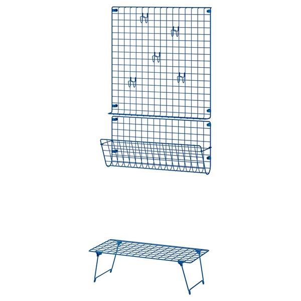 [IKEA/イケア/通販]GREJIG グレイグ玄関用家具3点セット, ブルー[3](9622542...