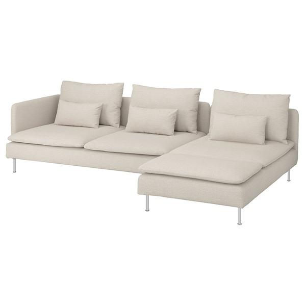 [IKEA/イケア/通販]SODERHAMN ソーデルハムン 4人掛けソファ 寝椅子付き[6](09...