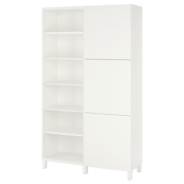 [IKEA/イケア/通販]BESTA ベストー 収納コンビネーション 扉付, ホワイト/ラップヴィー...