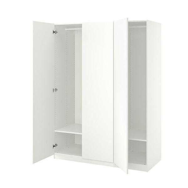 [IKEA/イケア/通販]PAX パックス / FORSAND フォルサンドワードローブ, ホワイト...