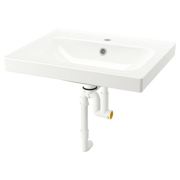 [IKEA/イケア/通販]ORRSJON オルショーン洗面ボウル 排水トラップ付き, ホワイト,62...