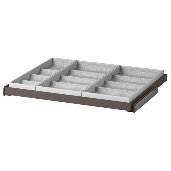 [IKEA/イケア/通販]KOMPLEMENT コムプレメント引き出し式トレイ インサート付き, ダ...