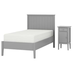 [IKEA/イケア/通販]GULLABERG グラベリベッドルーム家具2点セット, グレー,90x200 cm[4](99617334)