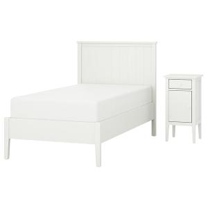 [IKEA/イケア/通販]GULLABERG グラベリベッドルーム家具2点セット, ホワイト,90x200 cm[4](99617348)