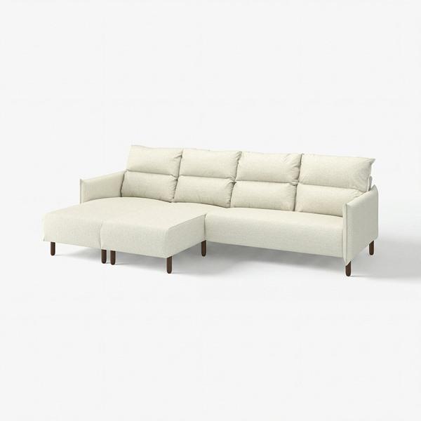 [IKEA/イケア/通販]MANNARP マッナルプ4人掛けソファ 寝椅子付き, グンナレド ベージ...