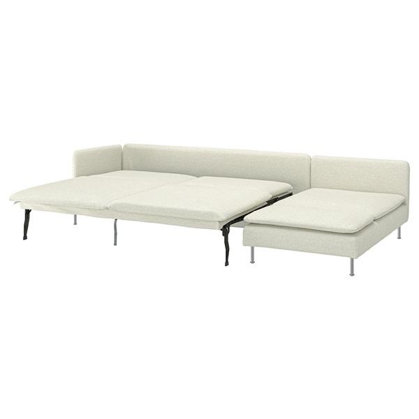 [IKEA/イケア/通販]SODERHAMN ソーデルハムン 4人掛けソファベッド, 寝椅子付き オ...