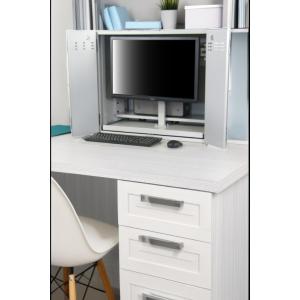 セキュリティラック デスク 在宅 モニター PC 収納ケース ホコリ 排熱 フィルター ファン 埃 ...