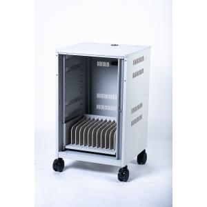 シャッター式キャビネットオプション ノートPC棚10台(本体別売り)