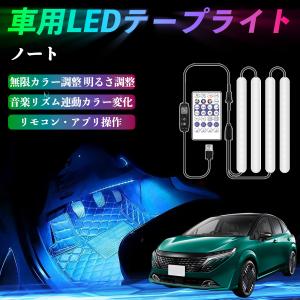 トヨタヴィッツRSテープランプ トヨタ ヴィッツ 130系 車用LEDテープ LEDテープライト フットライト