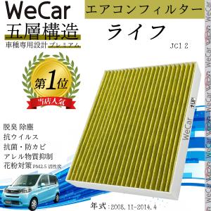 JC LIFE(JC1/2) ステンレスピラーガーニッシュ バイザー有り用 