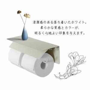 トイレットペーパーホルダー おしゃれ 2連 ダ...の詳細画像4
