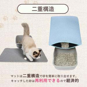 砂取りマット 猫砂マット 大判 砂取り 猫 ト...の詳細画像4