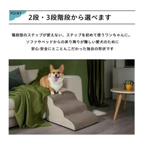 ペットステップ 階段 ハウス付き 3段 スロー...の詳細画像3