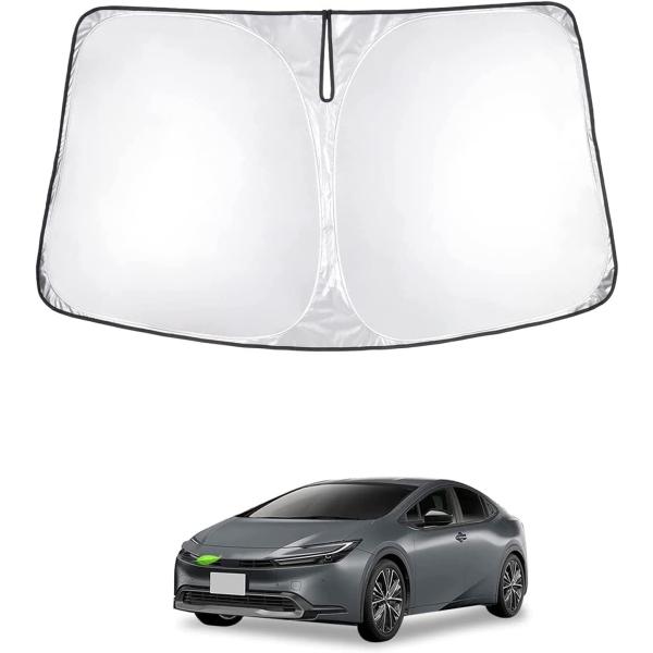 トヨタ プリウス 新型 60系 フロントガラス用 サンシェード 日よけ 暑さ対策 内装劣化防止 紫外...