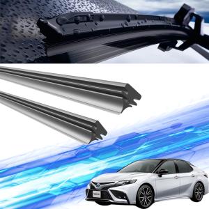カムリ 70系 ワイパー 替えゴム 適合サイズ 互換品 AXVH70 AXVH75 H29.7~(2017.7~) 運転席 助手席 2本セット  WeCar