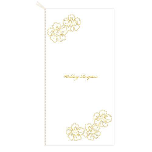 ハワイアン　席次表　ハイビスカス　ゴールド　10部セット
