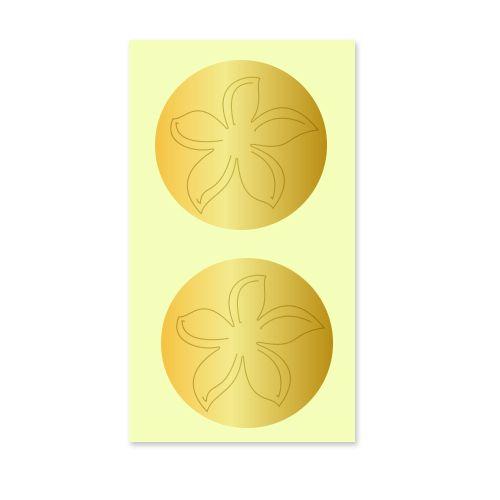 ハワイアン　プルメリア　シール