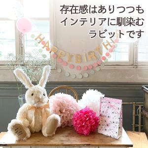 足裏刺繍入り ボーンウェイト ラビット うさぎ...の詳細画像3