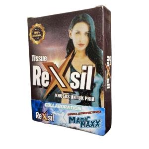 マジックマックスコラボ　遅延用ウェットティッシュ　Rexsil　１箱（６枚入り）