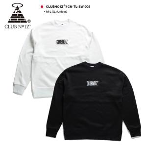 クラブノイズ CLUB NO1Z スウェット ボックスロゴ 刺繍 ニット