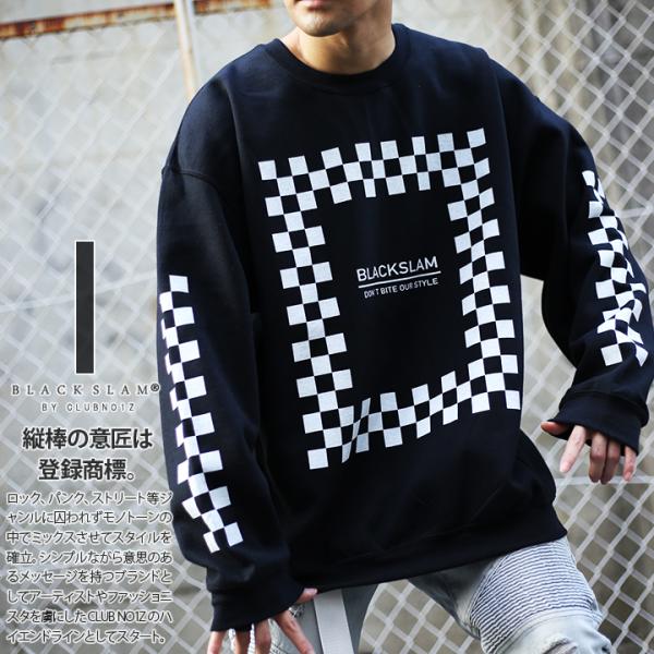 ブラックスラム BLACK SLAM クラブノイズ CLUBNO1Z スウェット 長袖 ストリート系...