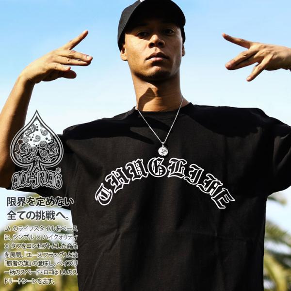 ACE FLAG Tシャツ 半袖 大きいサイズ エースフラッグ シンプル ビッグシルエット アーチロ...