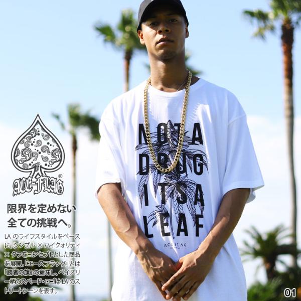 ACE FLAG Tシャツ 半袖 大きいサイズ エースフラッグ ビッグシルエット オーバーサイズ N...