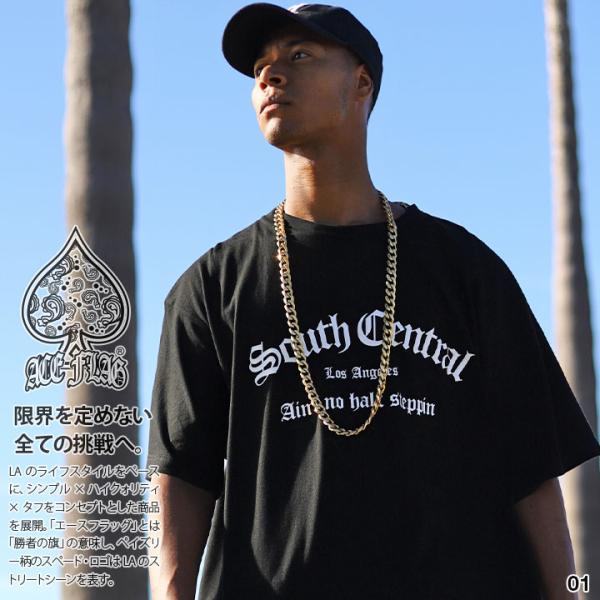 ACE FLAG Tシャツ 半袖 大きいサイズ エースフラッグ シンプル サウスセントラル ビッグシ...