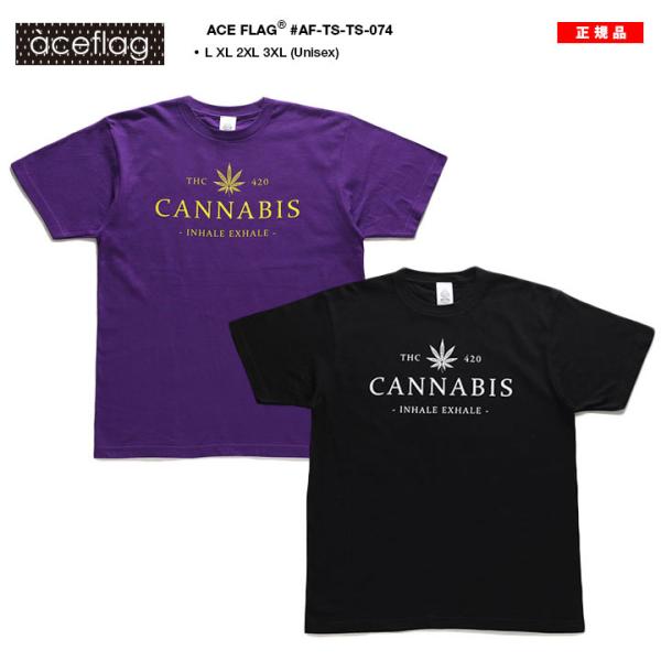 ACE FLAG Tシャツ 半袖 大きいサイズ エースフラッグ BUDS ばっず バッズ 大麻 マリ...