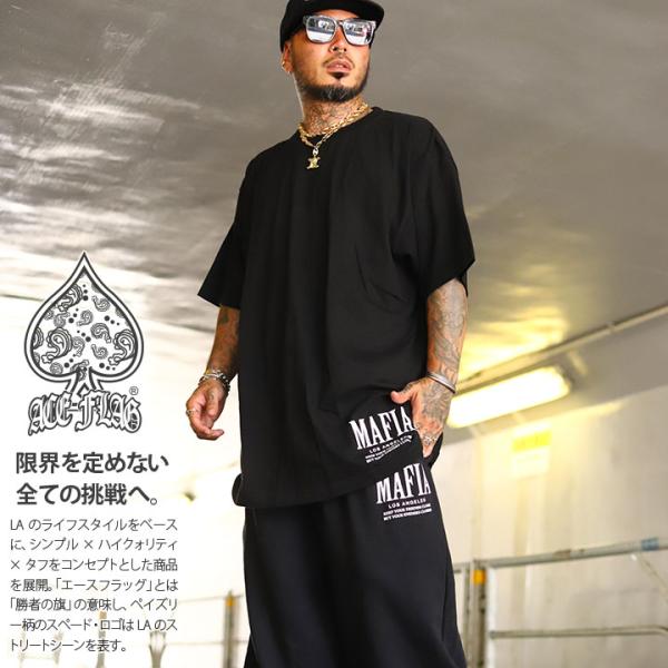 ACE FLAG 上下セット 半袖 ブランド Tシャツ スウェットパンツ 大きいサイズ エースフラッ...