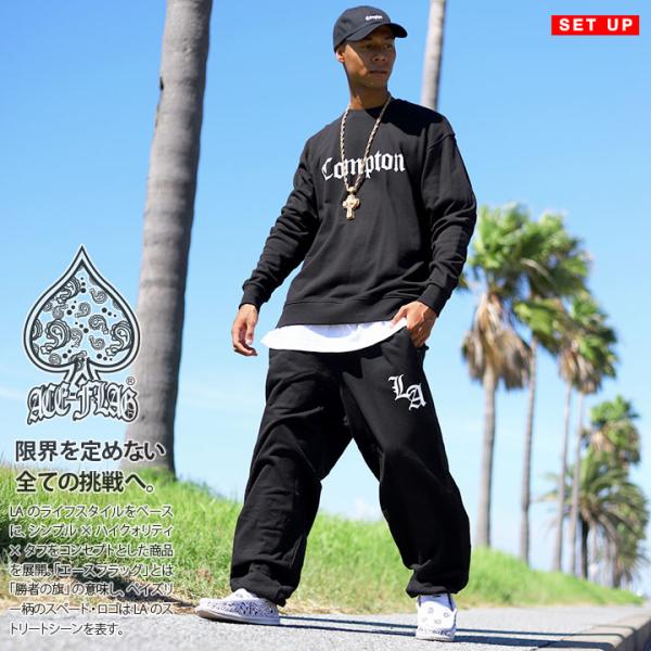 ACE FLAG 上下セット 長袖 ブランド 大きいサイズ エースフラッグ セットアップ トレーナー...